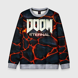 Свитшот детский DOOM: ETERNAL, цвет: 3D-меланж