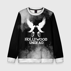 Свитшот детский Hollywood Undead, цвет: 3D-белый