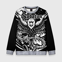 Свитшот детский SABATON, цвет: 3D-меланж