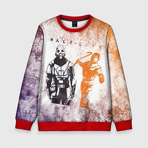 Детский свитшот Half life attack / 3D-Красный – фото 1