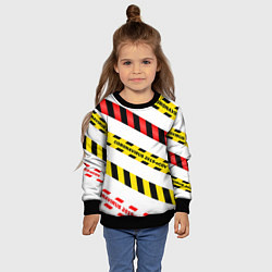 Свитшот детский 2019-nCoV Коронавирус, цвет: 3D-черный — фото 2