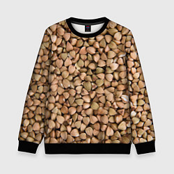 Свитшот детский Гречка Греча, цвет: 3D-черный