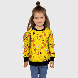 Свитшот детский Pikachu, цвет: 3D-черный — фото 2