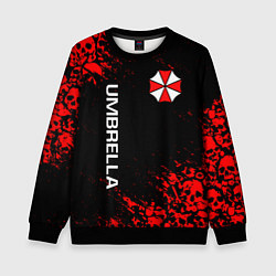 Свитшот детский UMBRELLA CORP, цвет: 3D-черный