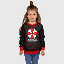 Свитшот детский UMBRELLA CORP, цвет: 3D-красный — фото 2