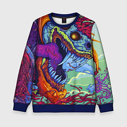 Свитшот детский HYPERBEAST, цвет: 3D-синий