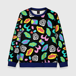 Свитшот детский STRANGER THINGS, цвет: 3D-синий