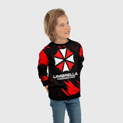 Свитшот детский Umbrella Corporation, цвет: 3D-черный — фото 2