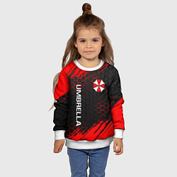 Свитшот детский UMBRELLA CORP, цвет: 3D-белый — фото 2