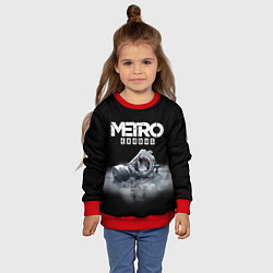 Свитшот детский METRO EXODUS, цвет: 3D-красный — фото 2