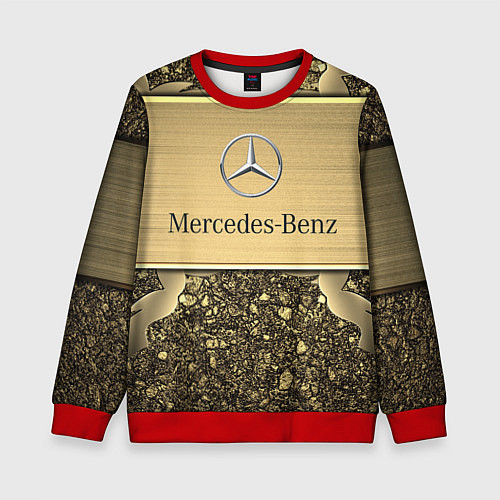 Детский свитшот MERCEDES GOLD / 3D-Красный – фото 1