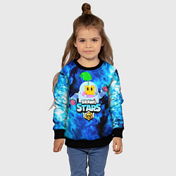 Свитшот детский BRAWL STARS SPROUT, цвет: 3D-черный — фото 2