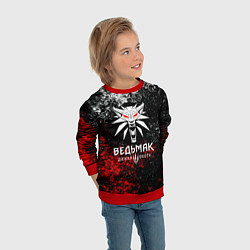 Свитшот детский The Witcher 3, цвет: 3D-красный — фото 2
