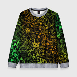 Свитшот детский Игры, цвет: 3D-меланж