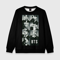 Свитшот детский BTS, цвет: 3D-черный