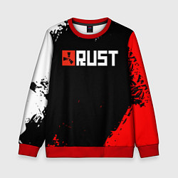 Свитшот детский RUST, цвет: 3D-красный