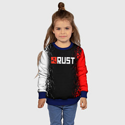 Свитшот детский RUST, цвет: 3D-синий — фото 2