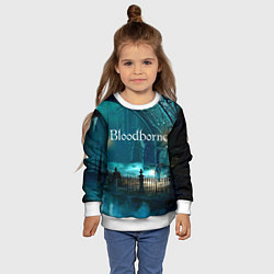 Свитшот детский Bloodborne, цвет: 3D-белый — фото 2