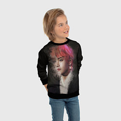 Свитшот детский BTS, цвет: 3D-черный — фото 2