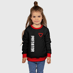 Свитшот детский PREDATOR, цвет: 3D-красный — фото 2