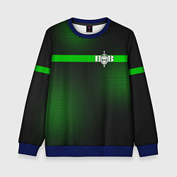 Свитшот детский Пограничные Войска, цвет: 3D-синий