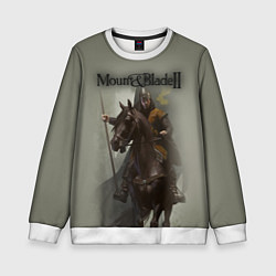 Свитшот детский Mount and Blade 2, цвет: 3D-белый