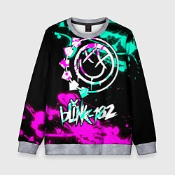 Свитшот детский Blink-182 6, цвет: 3D-меланж