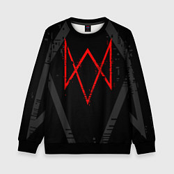 Свитшот детский WATCH DOGS LEGION, цвет: 3D-черный