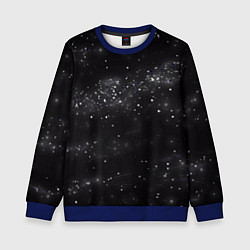 Свитшот детский Галактика, цвет: 3D-синий