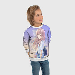 Свитшот детский Silent Voice, цвет: 3D-белый — фото 2