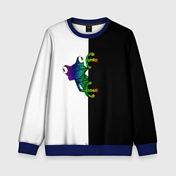 Свитшот детский Лягуха, цвет: 3D-синий