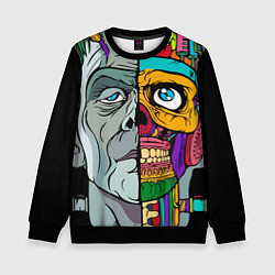Свитшот детский Франкенштейн, цвет: 3D-черный