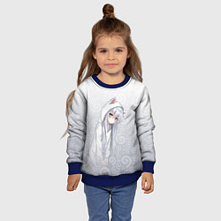 Свитшот детский Cat-girl, цвет: 3D-синий — фото 2