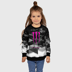 Свитшот детский MONSTER ENERGY Z, цвет: 3D-черный — фото 2