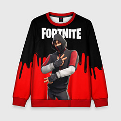 Свитшот детский FORTNITE x IKONIK, цвет: 3D-красный