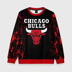 Свитшот детский CHICAGO BULLS, цвет: 3D-красный