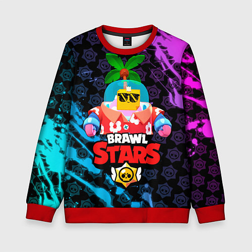 Детский свитшот BRAWL STARS NEW SPROUT 9 / 3D-Красный – фото 1