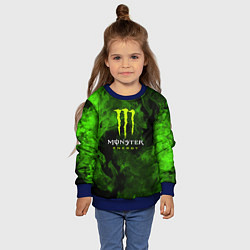 Свитшот детский MONSTER ENERGY, цвет: 3D-синий — фото 2