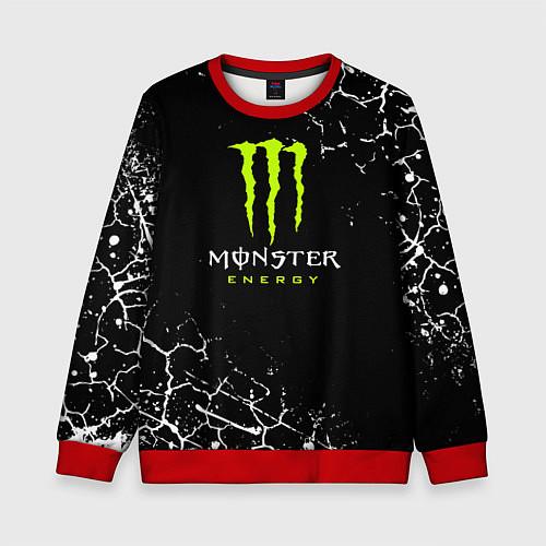 Детский свитшот MONSTER ENERGY / 3D-Красный – фото 1