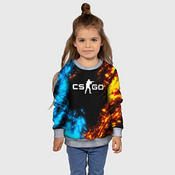 Свитшот детский CS GO, цвет: 3D-меланж — фото 2