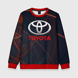 Свитшот детский TOYOTA, цвет: 3D-красный