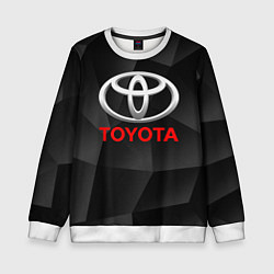 Свитшот детский TOYOTA, цвет: 3D-белый