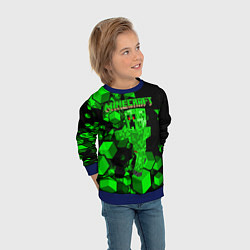 Свитшот детский Minecraft, цвет: 3D-синий — фото 2