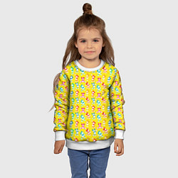 Свитшот детский Микки Маус, цвет: 3D-белый — фото 2