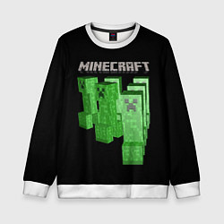 Свитшот детский MINECRAFT CREEPER, цвет: 3D-белый