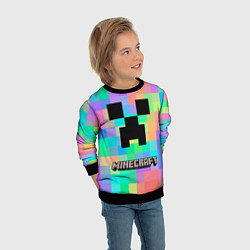 Свитшот детский Minecraft, цвет: 3D-черный — фото 2
