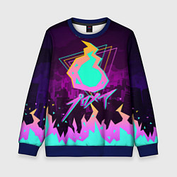 Свитшот детский PROMARE, цвет: 3D-синий