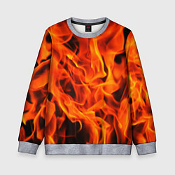 Детский свитшот ОГОНЬ