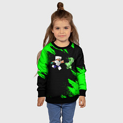 Свитшот детский MINECRAFT, цвет: 3D-черный — фото 2