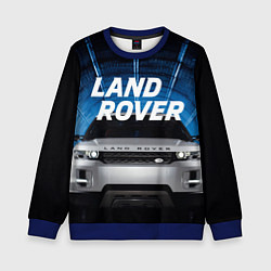 Свитшот детский LAND ROVER, цвет: 3D-синий